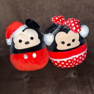 🆕💜 🎁 Mickey & Minnie Mouse Original Squishmallows Bundle